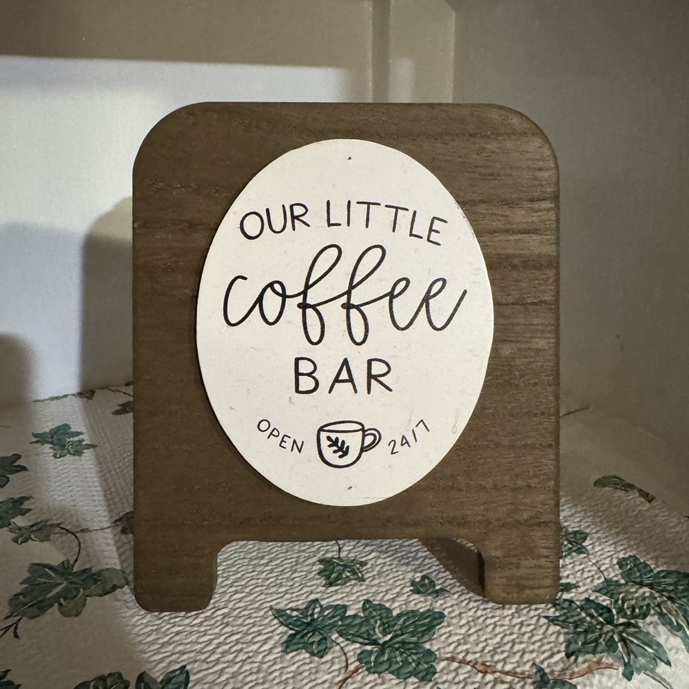 Hobby Lobby Wooden Coffee Bar Sign